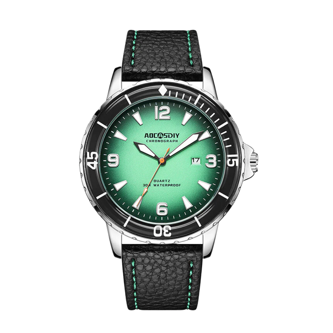 Jeferson™ | Rugged Men’s Leather Watch