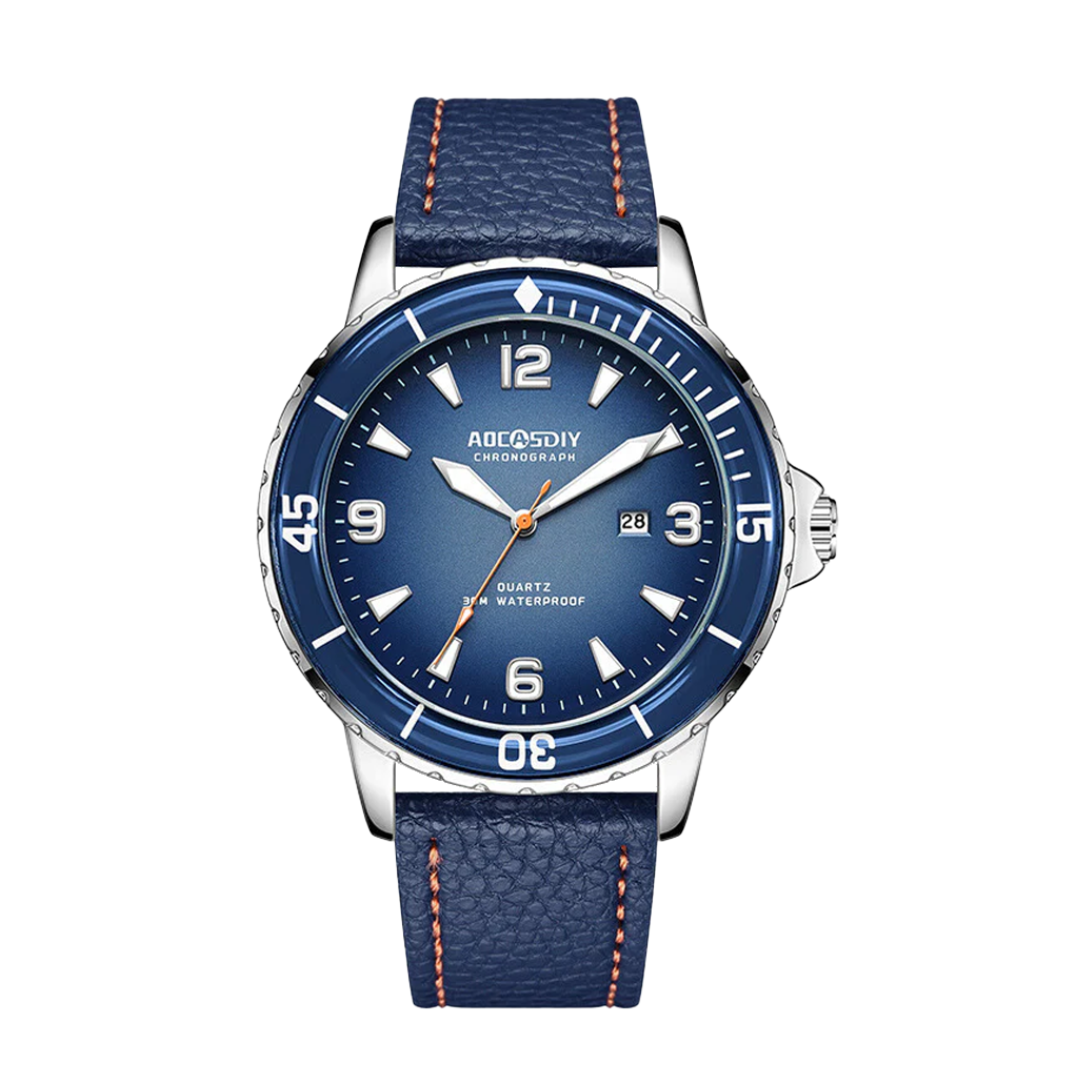 Jeferson™ | Rugged Men’s Leather Watch