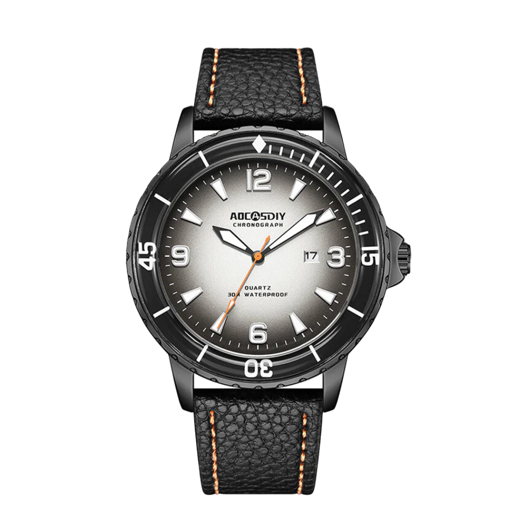 Jeferson™ | Rugged Men’s Leather Watch