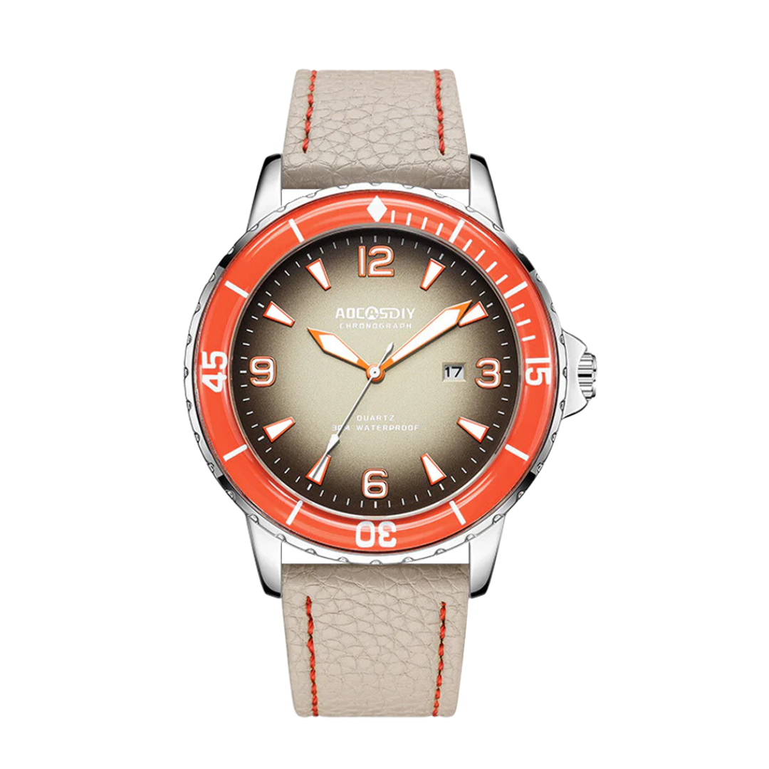 Jeferson™ | Rugged Men’s Leather Watch