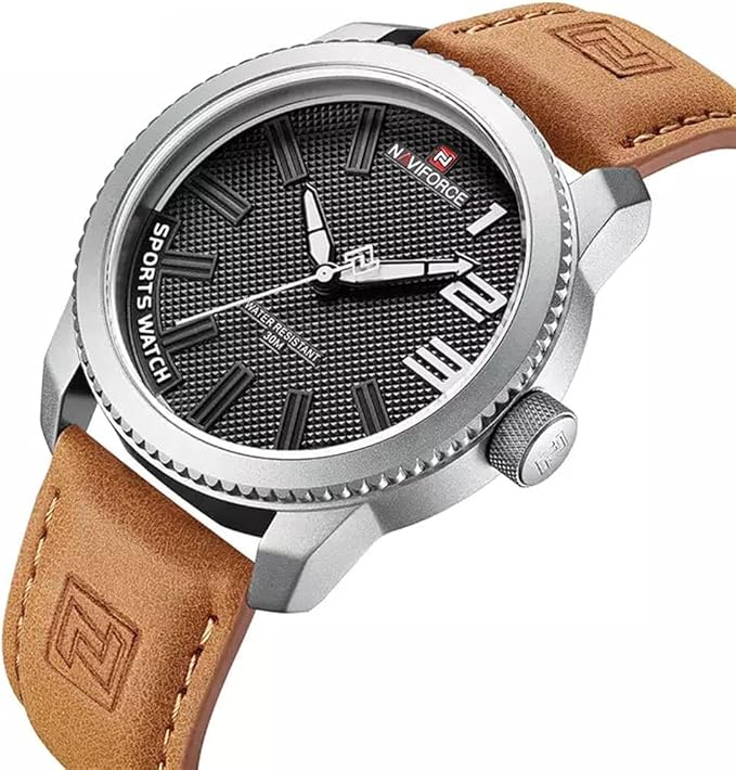 Knox™ | Men’s Shockproof Leather Watch