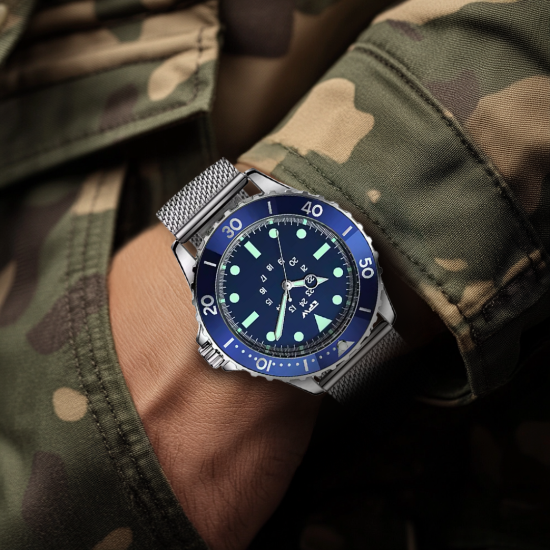 Samuel™ | Men’s Tactical Diver Watch