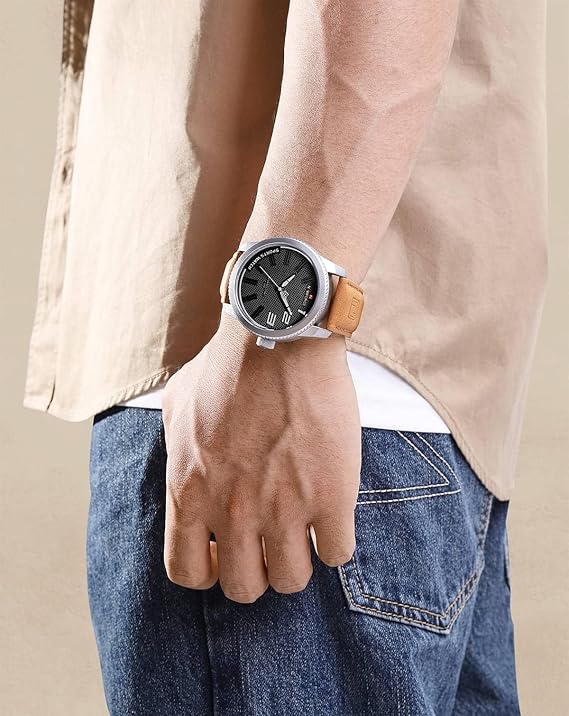 Knox™ | Men’s Shockproof Leather Watch