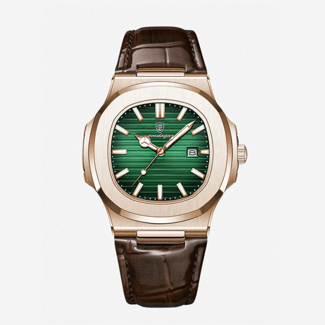 Elias™ | Sleek Leather Watch