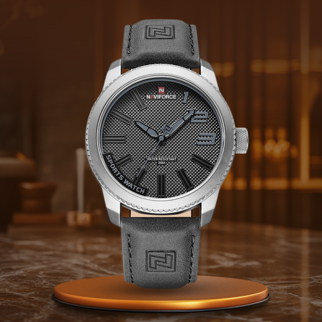 Knox™ | Men’s Shockproof Leather Watch
