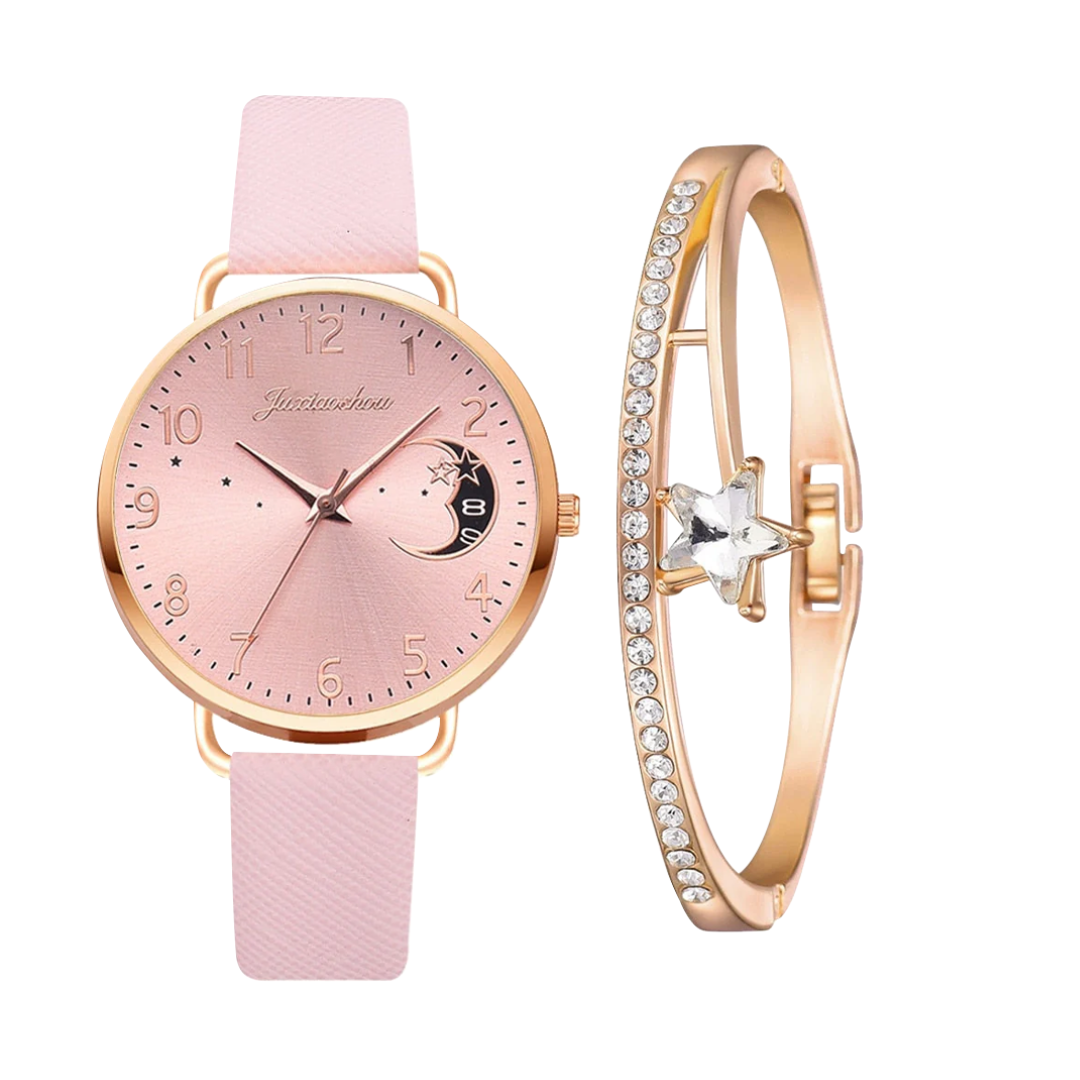 Sierra™ | Women’s Moon Dial Watch Set