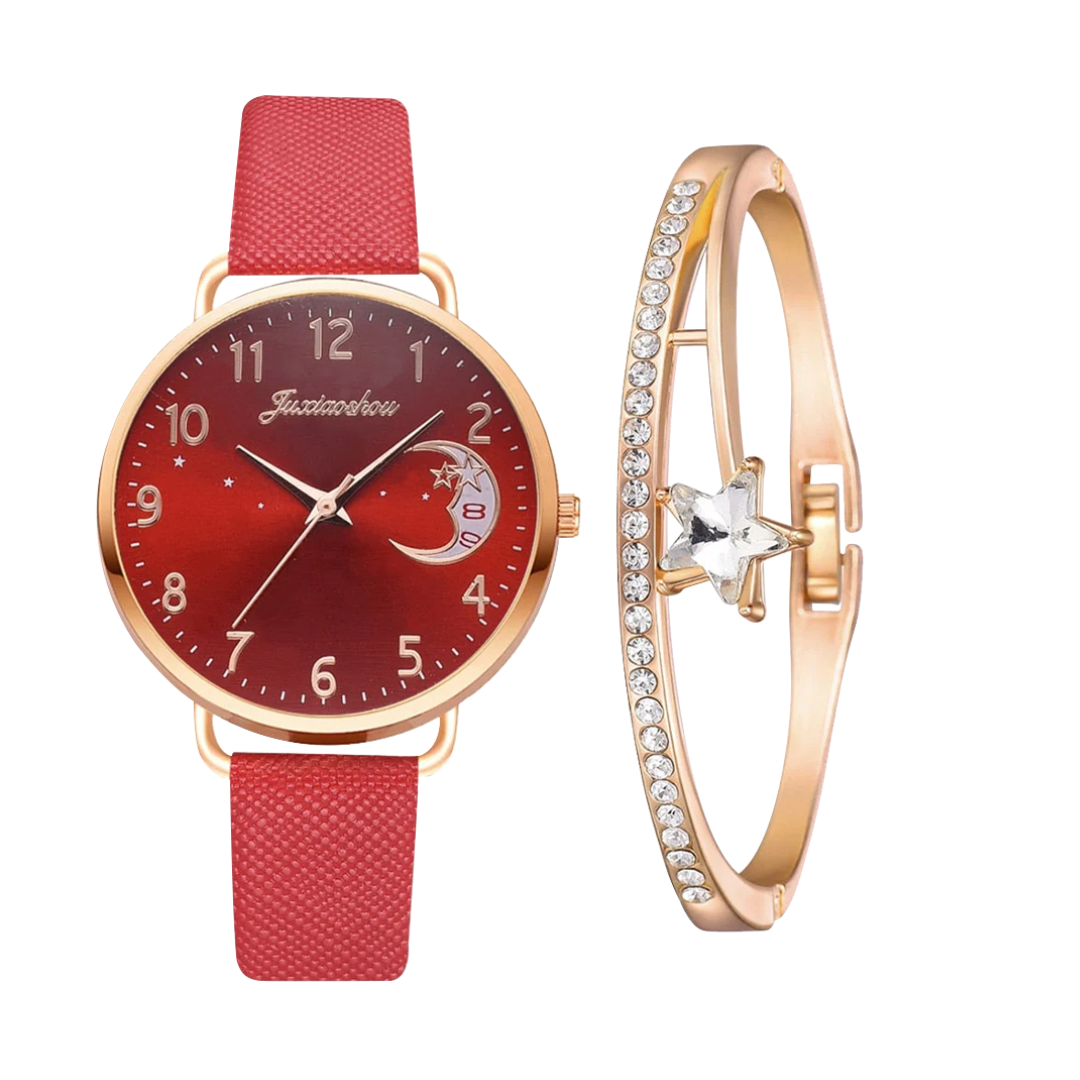 Sierra™ | Women’s Moon Dial Watch Set