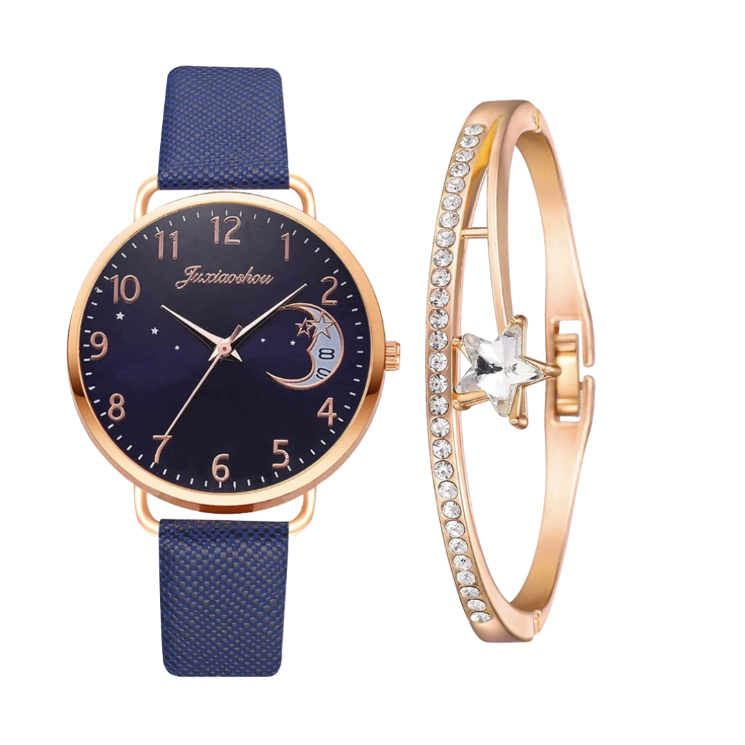 Sierra™ | Women’s Moon Dial Watch Set