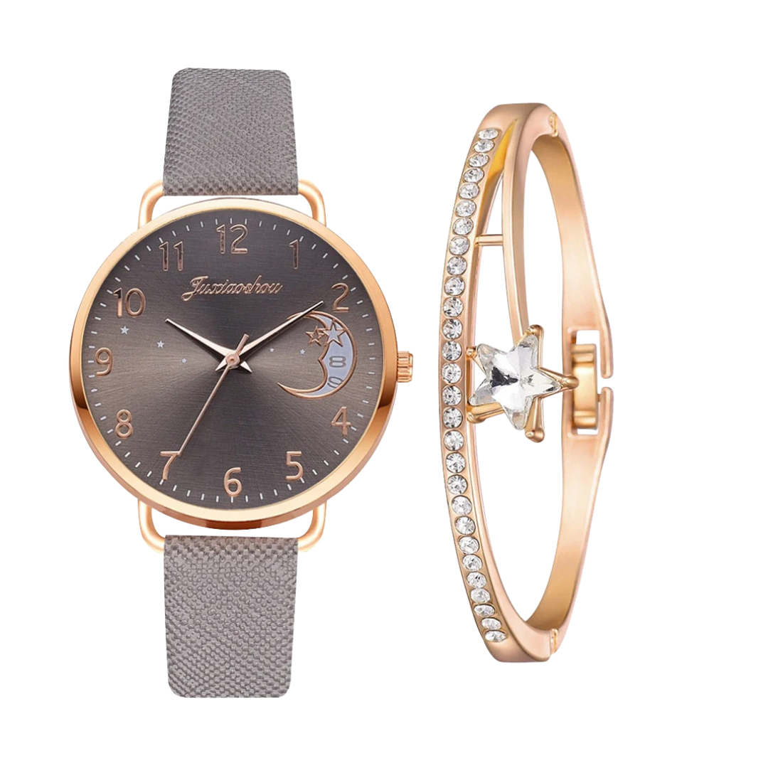 Sierra™ | Women’s Moon Dial Watch Set