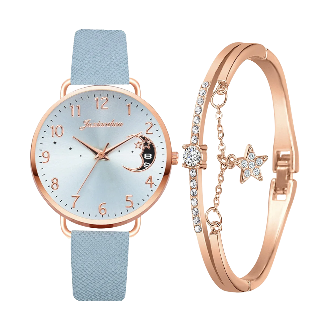 Sierra™ | Women’s Moon Dial Watch Set