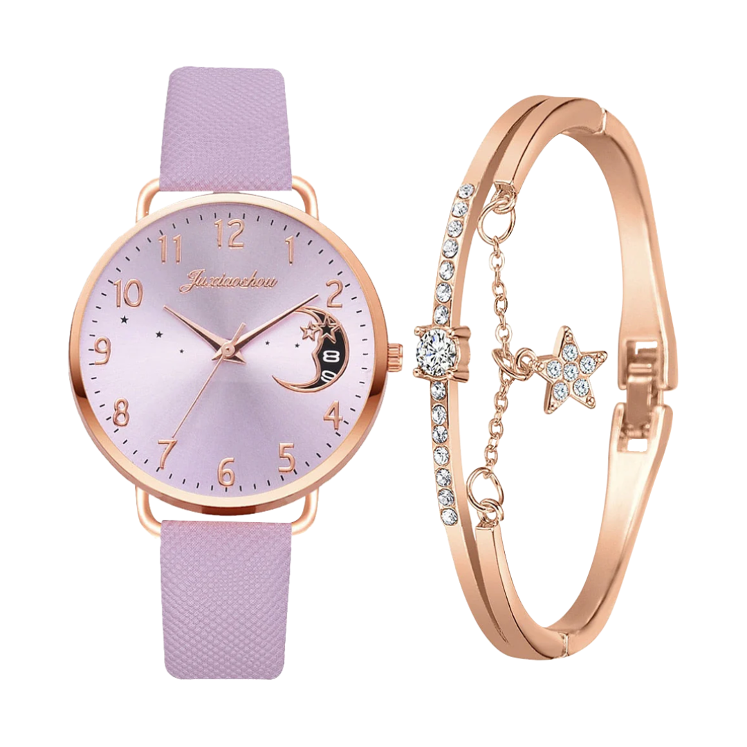 Sierra™ | Women’s Moon Dial Watch Set