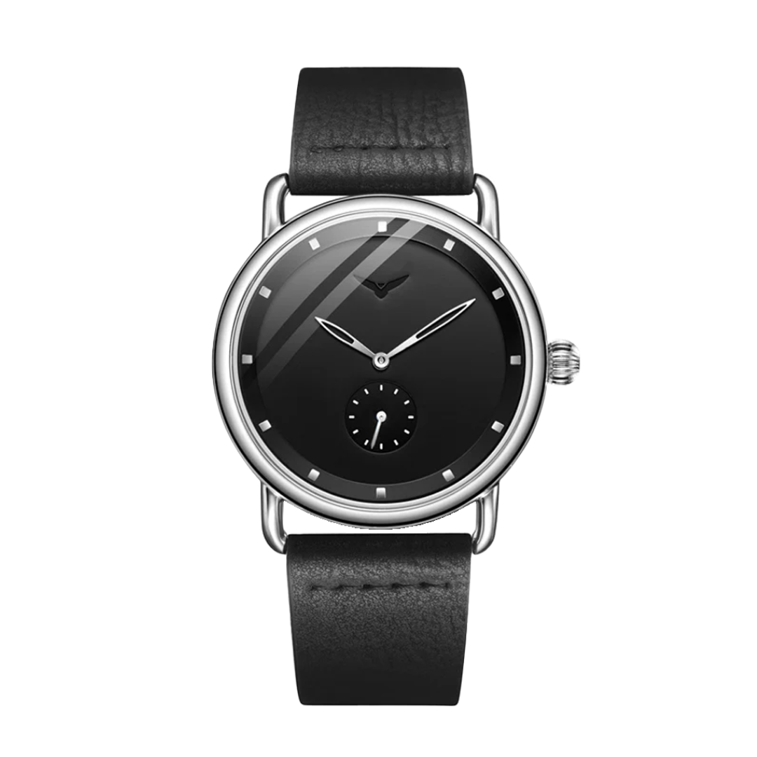 Caleb™ | Sleek Minimalist Leather Watch