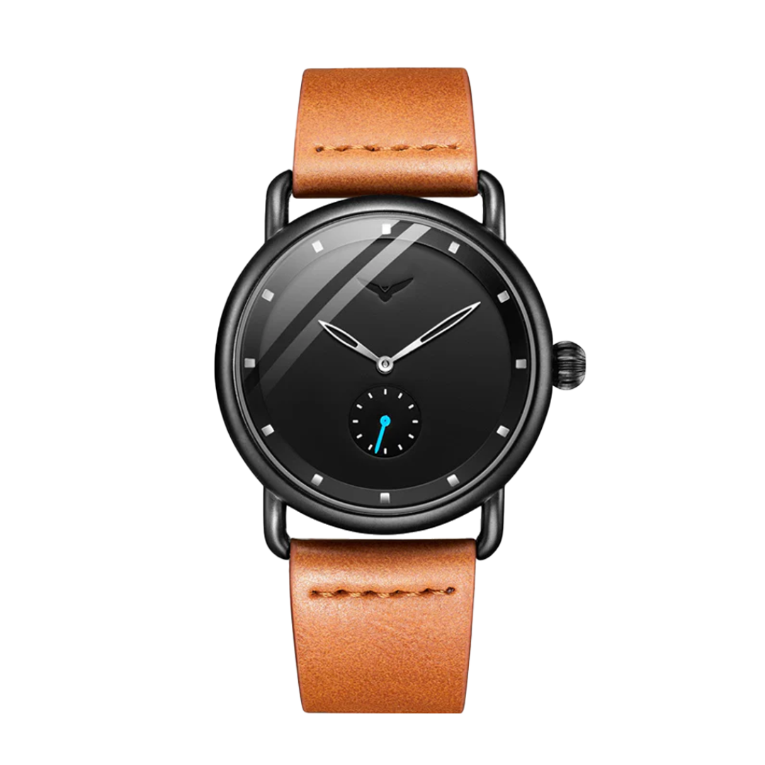 Caleb™ | Sleek Minimalist Leather Watch