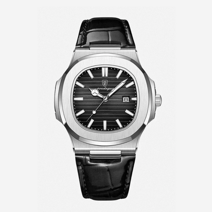 Elias™ | Sleek Leather Watch