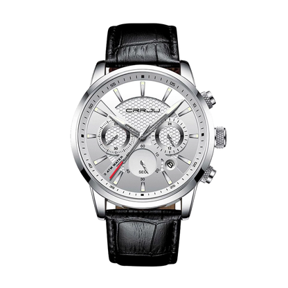 Rowan™ | Men’s Army Leather Watch