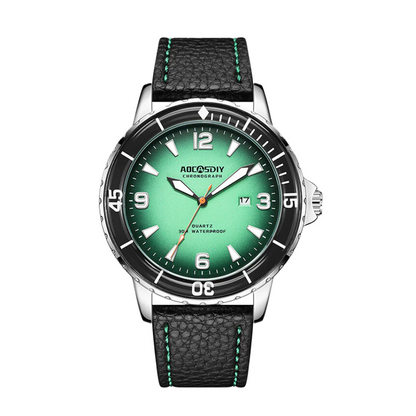 Jeferson™ | Rugged Men’s Leather Watch