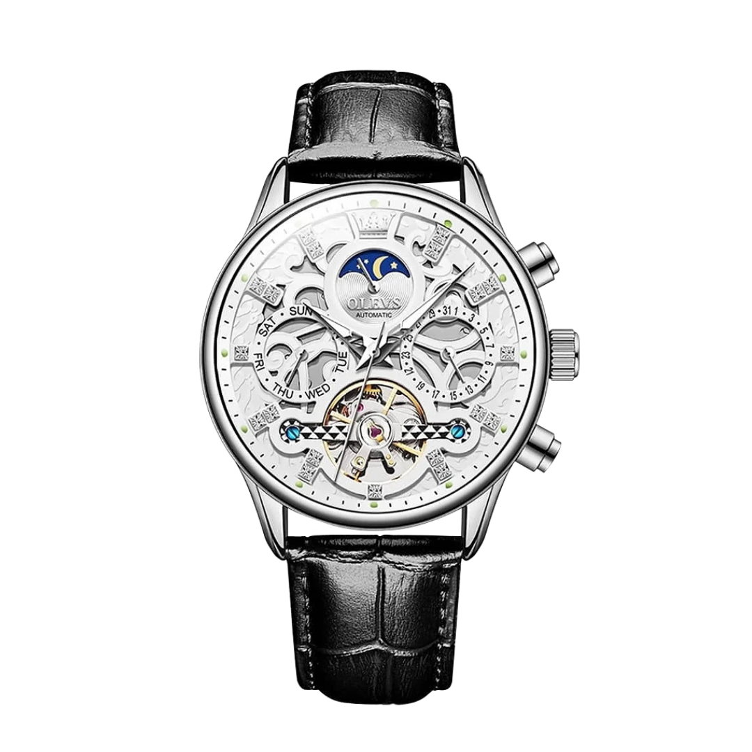 Emmett™ | Men’s Automatic Leather Watch