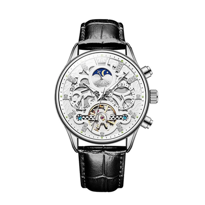 Emmett™ | Men’s Automatic Leather Watch