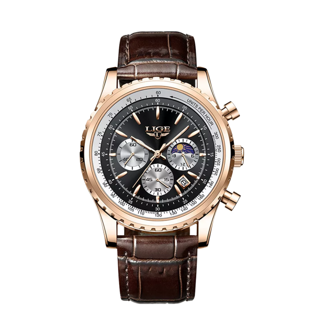 Leo™ | Men’s Elegant Moon Phase Watch