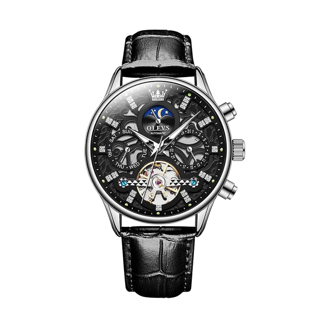 Emmett™ | Men’s Automatic Leather Watch