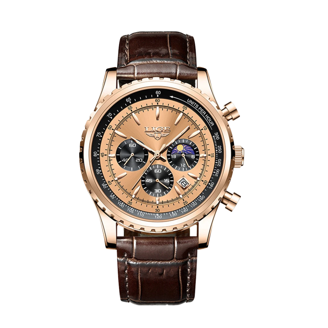 Leo™ | Men’s Elegant Moon Phase Watch