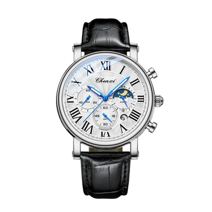 Gregory™ | Chrono Lunar Leather Watch