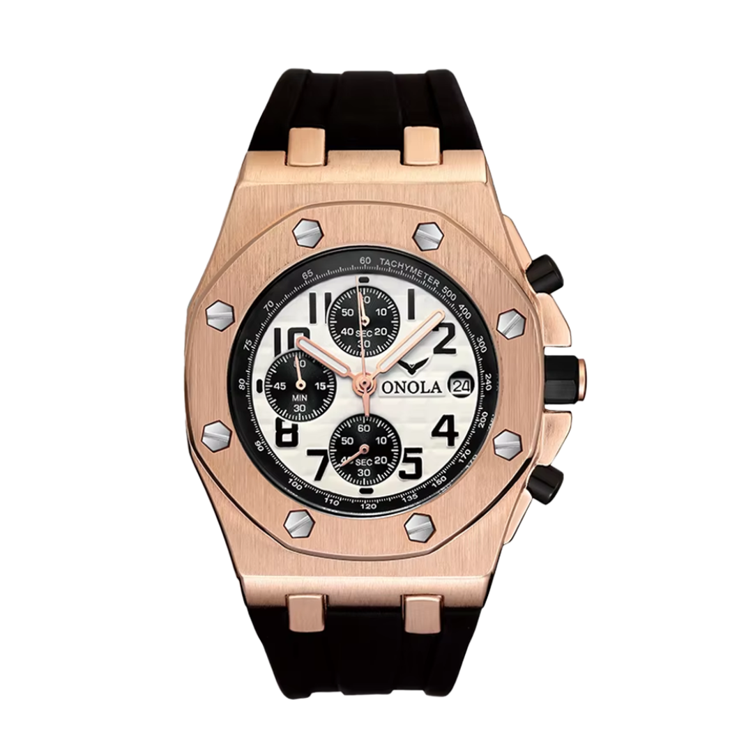 Andrei™ | Men’s Octagonal Chronograph Watch