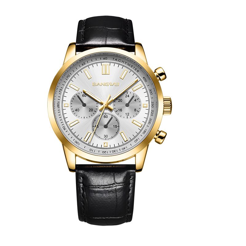 Striker™ | Men’s Military Leather Quartz Watch