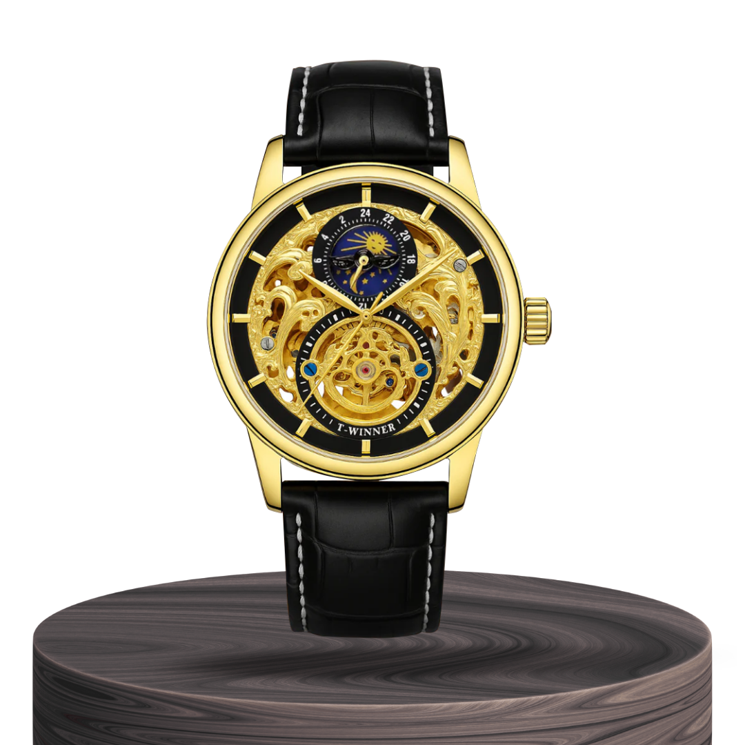 Blake™ | Men’s Skeleton Moon Phase Watch