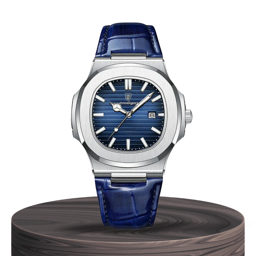 Elias™ | Sleek Leather Watch