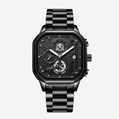 Orion™ | Men’s Bold Black Geometric Watch