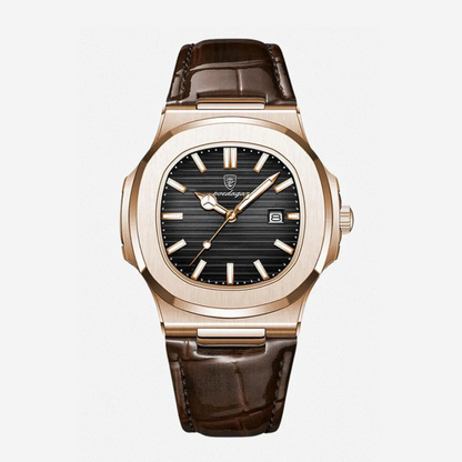 Elias™ | Sleek Leather Watch
