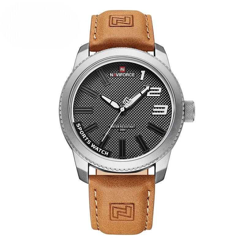Knox™ | Men’s Shockproof Leather Watch