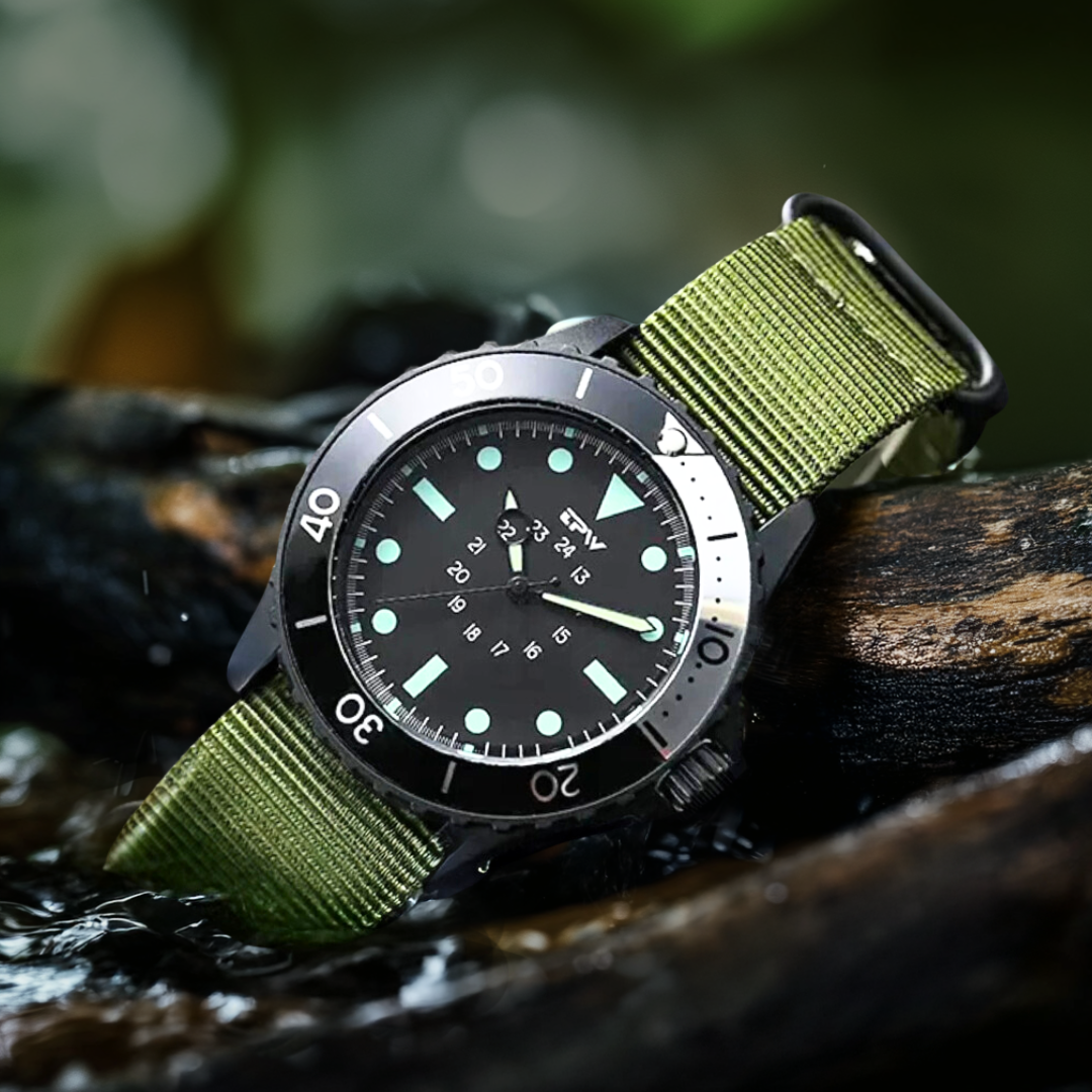 Samuel™ | Men’s Tactical Diver Watch