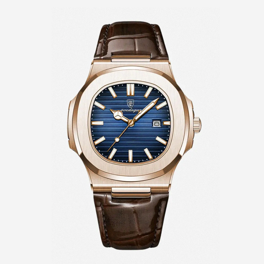 Elias™ | Sleek Leather Watch