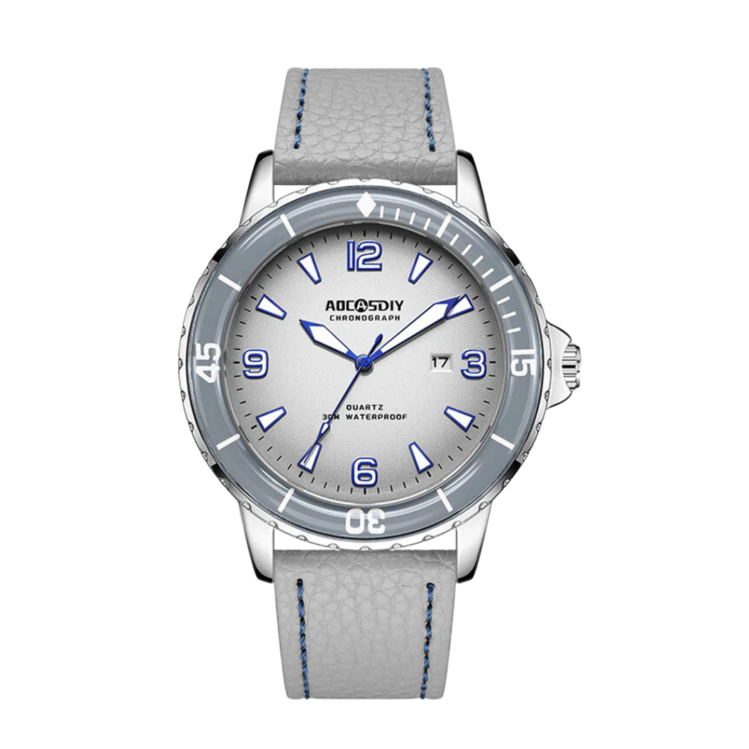 Jeferson™ | Rugged Men’s Leather Watch