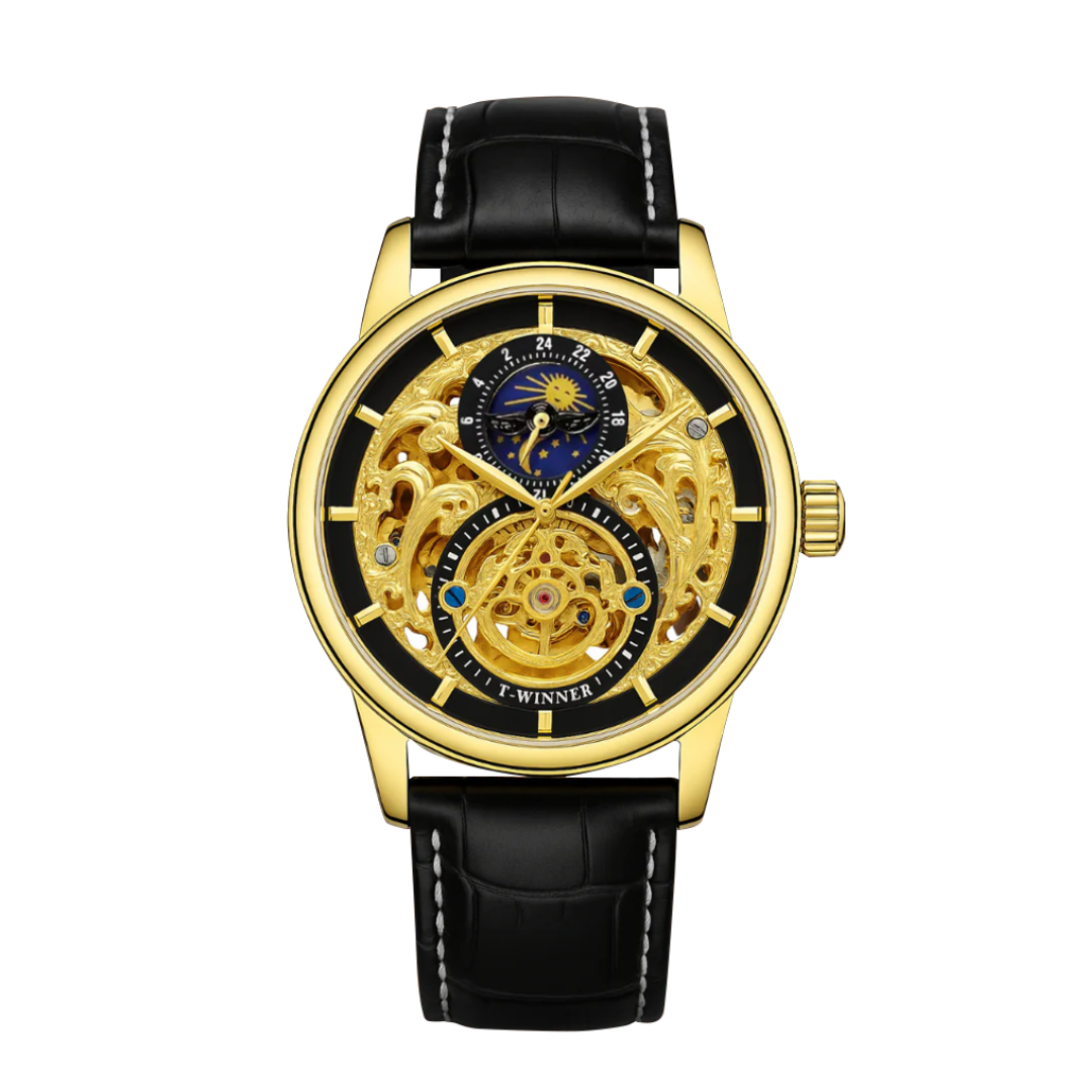 Blake™ | Men’s Skeleton Moon Phase Watch