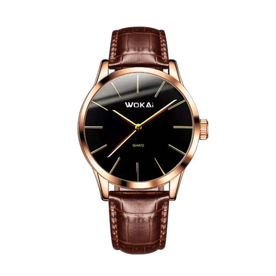 Ian™ | Men’s Elegant Rose Gold Quartz Watch