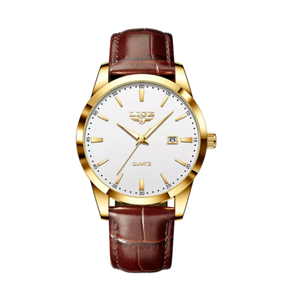 Sam™ | Men’s Leather Chronograph Watch