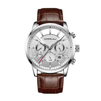 Rowan™ | Men’s Army Leather Watch