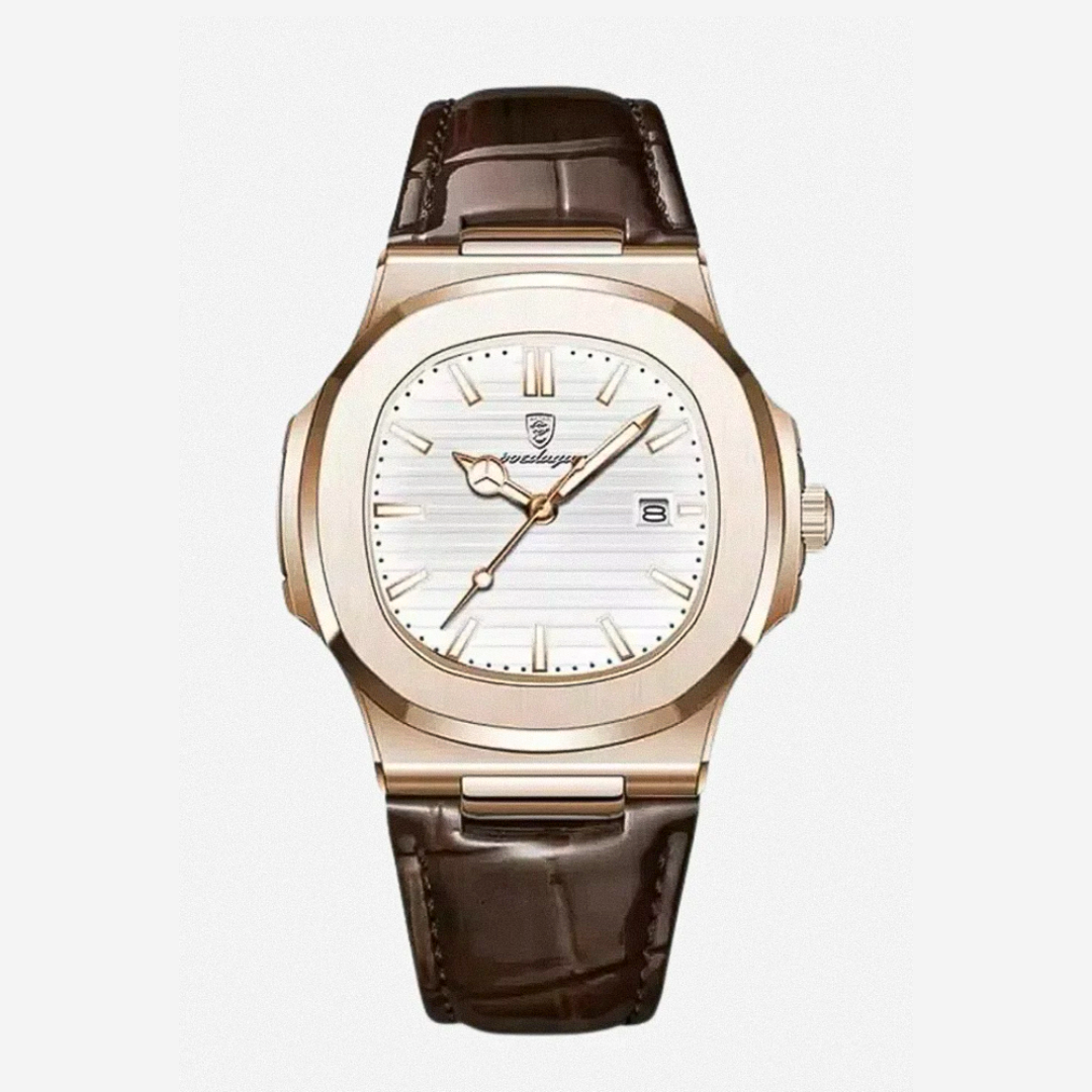 Elias™ | Sleek Leather Watch