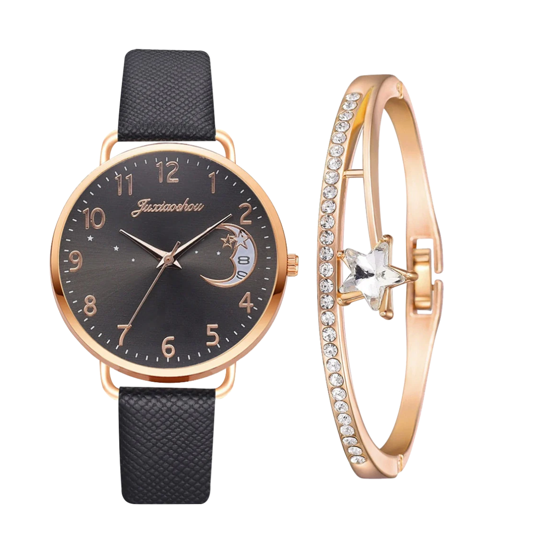 Sierra™ | Women’s Moon Dial Watch Set