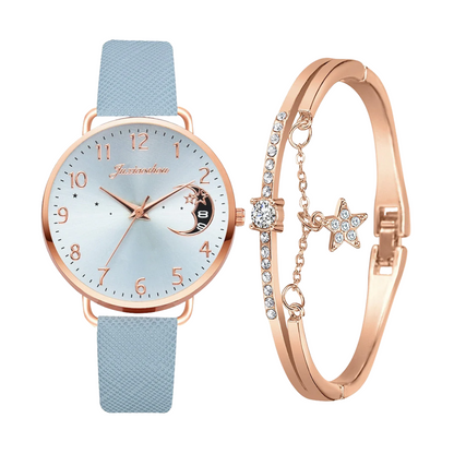Sierra™ | Women’s Moon Dial Watch Set