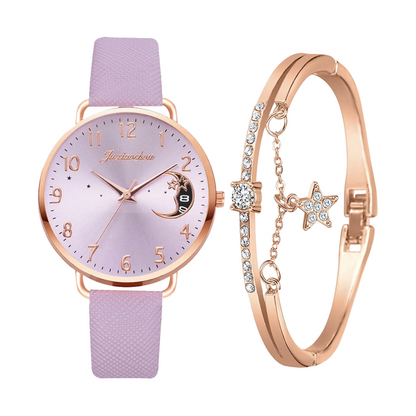 Sierra™ | Women’s Moon Dial Watch Set