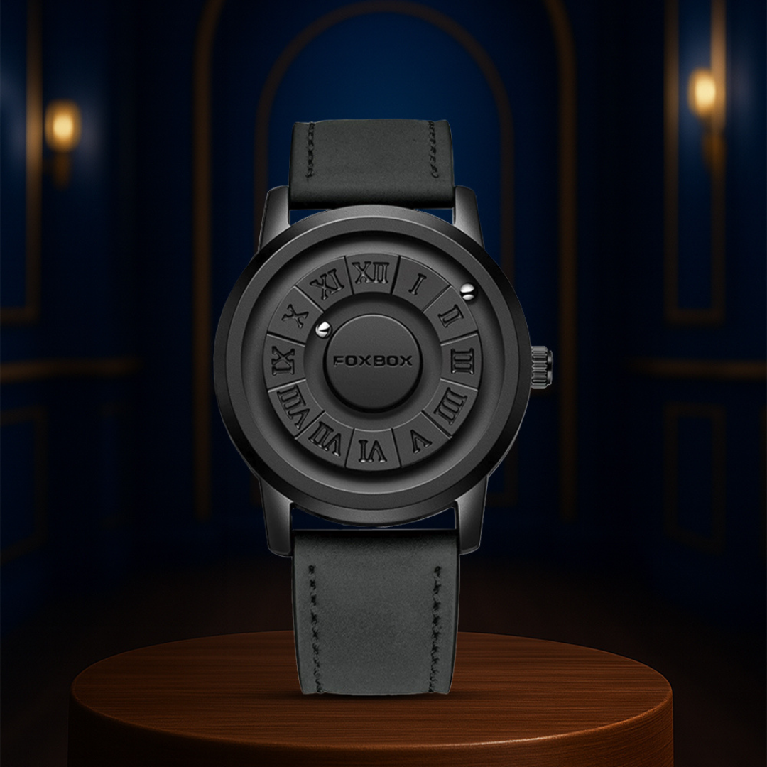 Max™ | Men’s Stylish Black Dial Watch