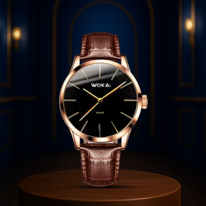 Ian™ | Men’s Elegant Rose Gold Quartz Watch