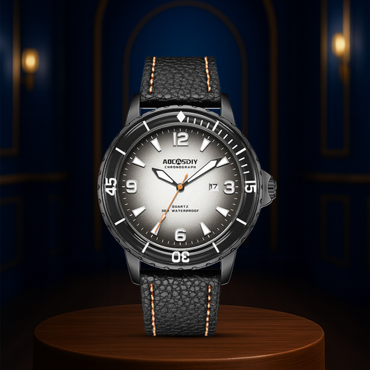Jeferson™ | Rugged Men’s Leather Watch